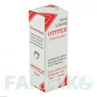 ОТИТЕКС (OTITEX) капли 10 мл - Активные вещества SUDMEDICA