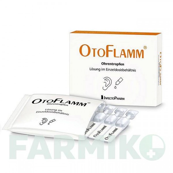 ОТОФЛАММ (OTOFLAMM) 250 мкг/мл капли 15x0,4 мл - Флуоцинолон INFECTOPHARM