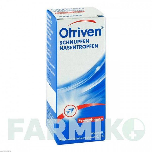 ОТРИВІН (OTRIVEN) 0,1% краплі 100 мл - Ксилометазолін GLAXOSMITHKLINE
