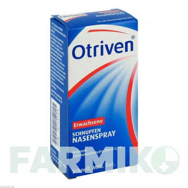 ОТРИВИН (OTRIVEN) 0,1% спрей 10 мл - Ксилометазолин GLAXOSMITHKLINE