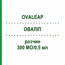 ОВАЛИП (OVALEAP) 300 МЕ/0,5 мл раствор 1 шт - Фоллитропин альфа ORIFARM