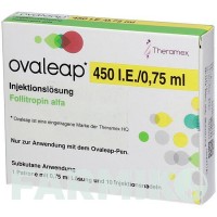 ОВАЛІП (OVALEAP) 450 МО/0,75 мл розчин 1 шт - Фолітропін альфа KOHLPHARMA