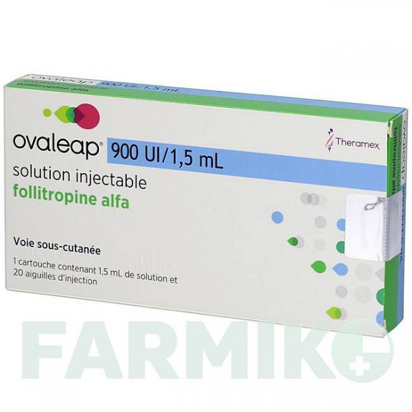 ОВАЛИП (OVALEAP) 900 МЕ/1,5 мл раствор 1 шт - Фоллитропин альфа CC PHARMA