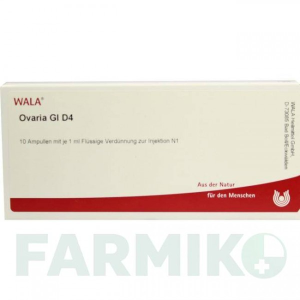 ОВАРИА (OVARIA) D 4 ампулы 10x1 мл - Гомеопатия WALA HEILMITTEL