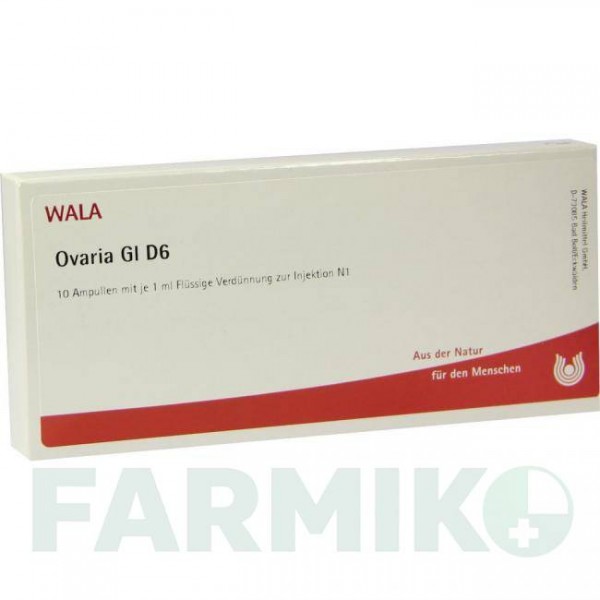 ОВАРИА (OVARIA) D 6 ампулы 10x1 мл - Гомеопатия WALA HEILMITTEL