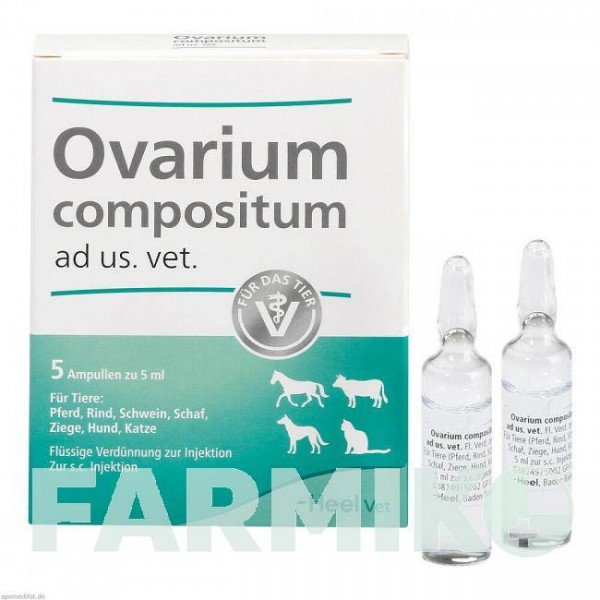 ОВАРИУМ КОМПОЗИТУМ (OVARIUM COMPOSITUM) ампулы 5x5 мл - Гомеопатия BIOLOGISCHE HEILMITTEL HEEL