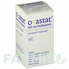 ОВАСТАТ (OVASTAT) 250 мг капсулы 50 шт - Треосульфан MEDAC