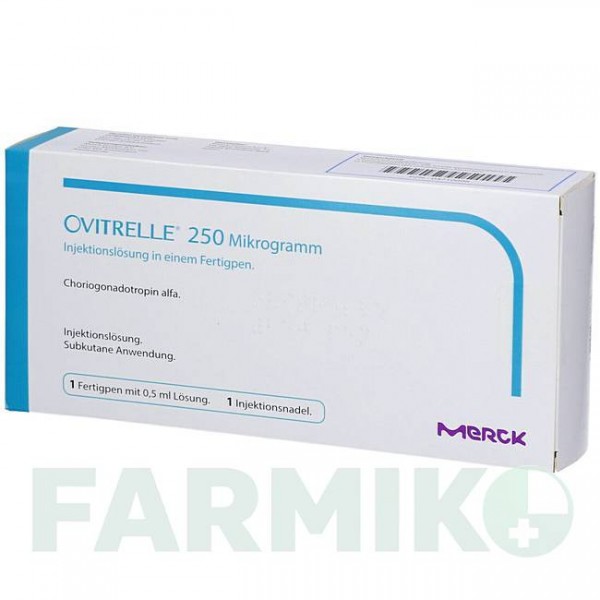 ОВИТРЕЛЬ (OVITRELLE) 250 мкг раствор 1 шт - Хорионический гонадотропин AXICORP PHARMA