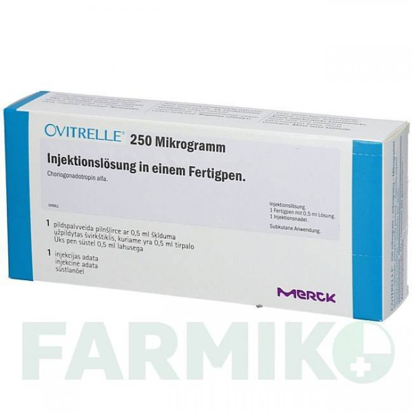 ОВИТРЕЛЬ (OVITRELLE) 250 мкг раствор 1 шт - Хорионический гонадотропин EMRA-MED