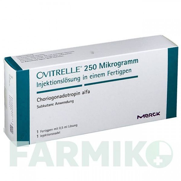 ОВІТРЕЛЬ (OVITRELLE) 250 мкг розчин 1 шт - Хоріонічний гонадотропін MERCK HEALTHCARE