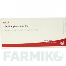 ОКСАЛИС (OXALIS) D 3 ампулы 10x1 мл - Гомеопатия WALA HEILMITTEL