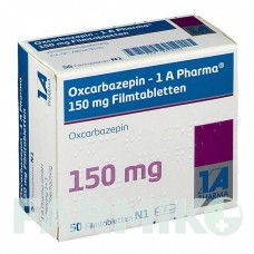 ОКСКАРБАЗЕПИН (OXCARBAZEPIN) 150 мг таблетки 50 шт - Окскарбазепин 1 A PHARMA
