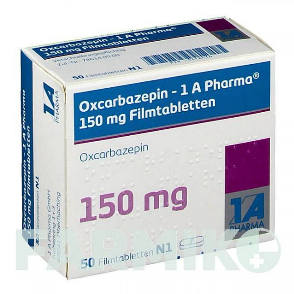 ОКСКАРБАЗЕПИН (OXCARBAZEPIN) 150 мг таблетки 50 шт - Окскарбазепин 1 A PHARMA