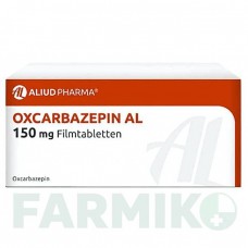 ОКСКАРБАЗЕПИН (OXCARBAZEPIN) 150 мг таблетки 100 шт - Окскарбазепин ALIUD PHARMA