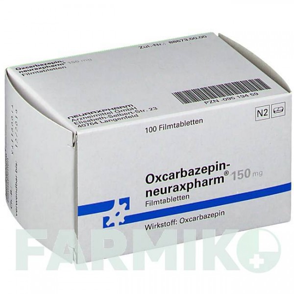 ОКСКАРБАЗЕПИН (OXCARBAZEPIN) 150 мг таблетки 100 шт - Окскарбазепин NEURAXPHARM