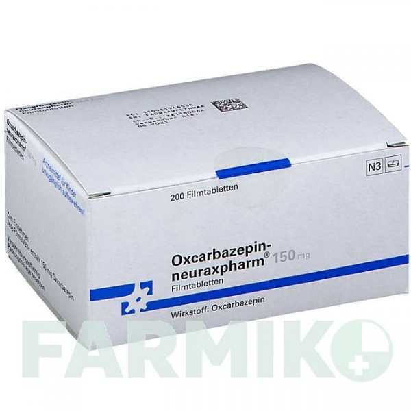 ОКСКАРБАЗЕПИН (OXCARBAZEPIN) 150 мг таблетки 200 шт - Окскарбазепин NEURAXPHARM