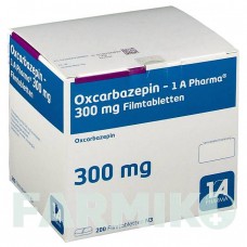 ОКСКАРБАЗЕПІН (OXCARBAZEPIN) 300 мг таблетки 200 шт - Окскарбазепін 1 A PHARMA