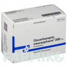 ОКСКАРБАЗЕПІН (OXCARBAZEPIN) 300 мг таблетки 50 шт - Окскарбазепін NEURAXPHARM