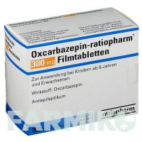 ОКСКАРБАЗЕПІН (OXCARBAZEPIN) 300 мг таблетки 200 шт - Окскарбазепін RATIOPHARM