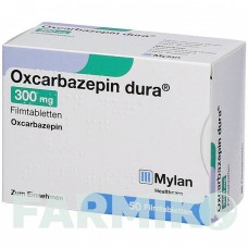 ОКСКАРБАЗЕПІН (OXCARBAZEPIN) 300 мг таблетки 50 шт - Окскарбазепін VIATRIS