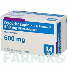 ОКСКАРБАЗЕПІН (OXCARBAZEPIN) 600 мг таблетки 50 шт - Окскарбазепін 1 A PHARMA