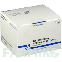 ОКСКАРБАЗЕПІН (OXCARBAZEPIN) 600 мг таблетки 100 шт - Окскарбазепін NEURAXPHARM