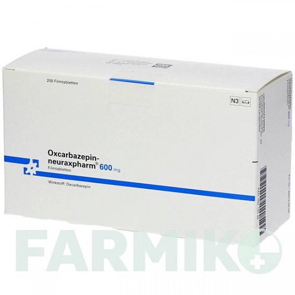 ОКСКАРБАЗЕПИН (OXCARBAZEPIN) 600 мг таблетки 200 шт - Окскарбазепин NEURAXPHARM