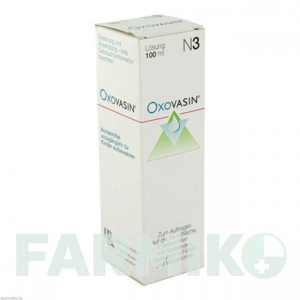 ОКСОВАЗИН (OXOVASIN) розчин 100 мл - Похідні оксоферину OXO TRANSLATIONAL SCIENCE