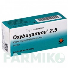 ОКСИБУГАММА (OXYBUGAMMA) 2,5 таблетки 50 шт - Оксибутинин AAA - PHARMA