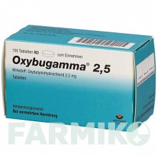 ОКСИБУГАММА (OXYBUGAMMA) 2,5 таблетки 100 шт - Оксибутинин AAA - PHARMA