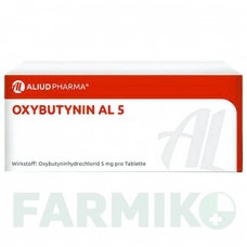 ОКСИБУТИНИН (OXYBUTYNIN) 5 таблетки 50 шт - Оксибутинин ALIUD PHARMA