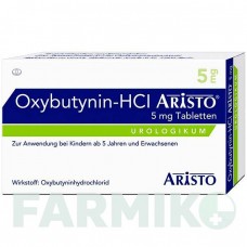 ОКСИБУТИНИН (OXYBUTYNIN) 5 мг таблетки 100 шт - Оксибутинин ARISTO PHARMA