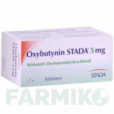 ОКСИБУТИНИН (OXYBUTYNIN) 5 мг таблетки 30 шт - Оксибутинин STADAPHARM