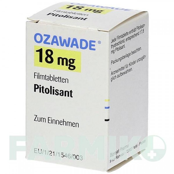 ОЗАВАД (OZAWADE) 18 мг таблетки 30 шт - Питолизант BIOPROJET