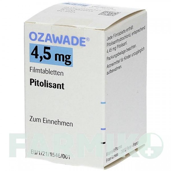 ОЗАВАД (OZAWADE) 4,5 мг таблетки 30 шт - Питолизант BIOPROJET