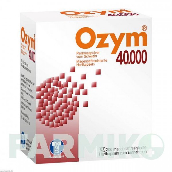 ОЗИМ (OZYM) 40000 капсулы 200 шт - Мультиэнзимы TROMMSDORFF