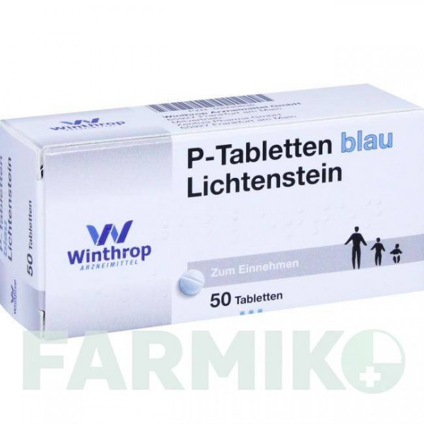 П ТАБЛЕТТЕН (P TABLETTEN) 8 мм таблетки 50 шт - Плацебо ZENTIVA