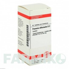 ПЕОНИЯ ОФФИЦИНАЛИС (PAEONIA OFFICINALIS) D 2 таблетки 80 шт - Гомеопатия DHU