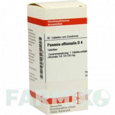 ПЕОНИЯ ОФФИЦИНАЛИС (PAEONIA OFFICINALIS) D 4 таблетки 80 шт - Гомеопатия DHU
