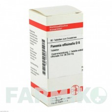 ПЕОНИЯ ОФФИЦИНАЛИС (PAEONIA OFFICINALIS) D 6 таблетки 80 шт - Гомеопатия DHU
