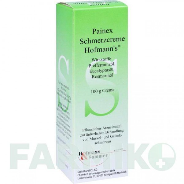 ПАИНЕКС (PAINEX) крем 100 г - Розмариновое масло, Другое HOFMANN & SOMMER