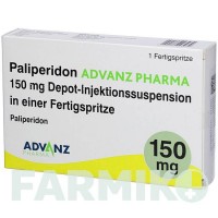 ПАЛИПЕРИДОН (PALIPERIDON) 150 мг суспензия 1 шт - Палиперидон ADVANZ PHARMA