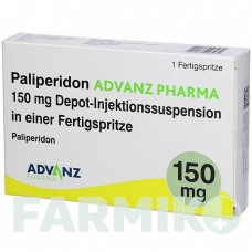 ПАЛИПЕРИДОН (PALIPERIDON) 150 мг суспензия 1 шт - Палиперидон ADVANZ PHARMA