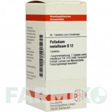 ПАЛЛАДИУМ МЕТАЛЛИКУМ (PALLADIUM METALLICUM) D 12 таблетки 80 шт - Гомеопатия DHU
