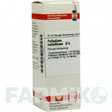 ПАЛЛАДИУМ МЕТАЛЛИКУМ (PALLADIUM METALLICUM) D 6 раствор 20 мл - Гомеопатия DHU