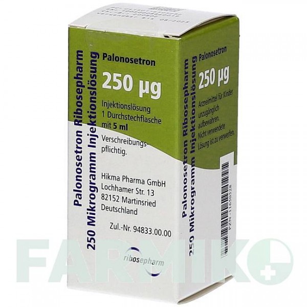 ПАЛОНОСЕТРОН (PALONOSETRON) 250 мкг/5 мл раствор 1 шт - Палоносетрон HIKMA