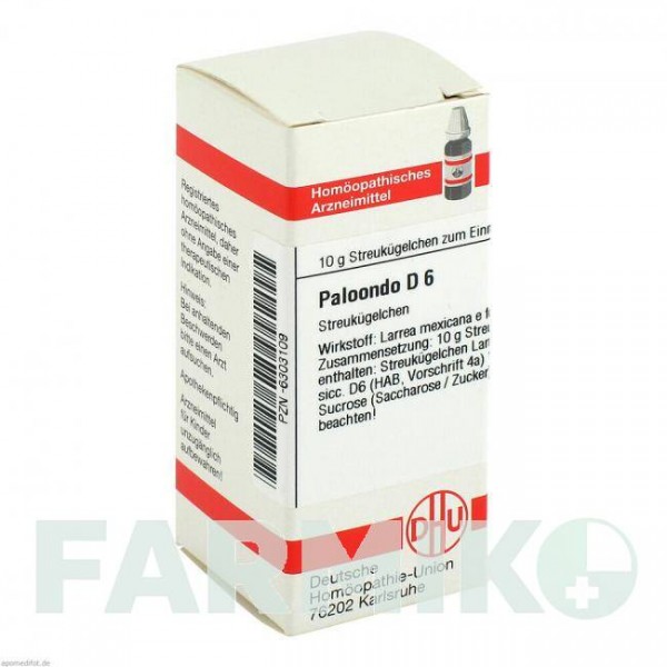ПАЛУНДО (PALOONDO) D 6 глобули 10 г - Гомеопатия DHU