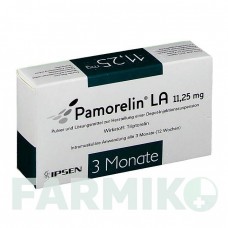 ПАМОРЕЛИН (PAMORELIN) 11,25 мг порошок 1 шт - Трипторелин IPSEN