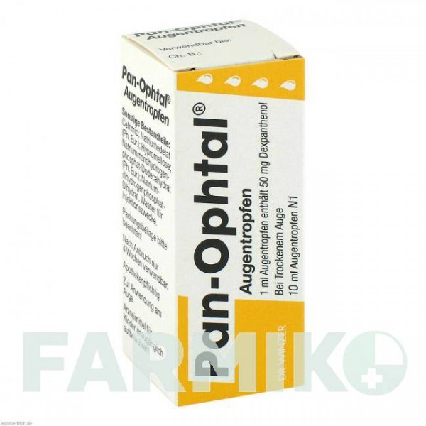 ПАН ОФТАЛ (PAN OPHTAL) капли 10 мл - Декспантенол DR.WINZER PHARMA