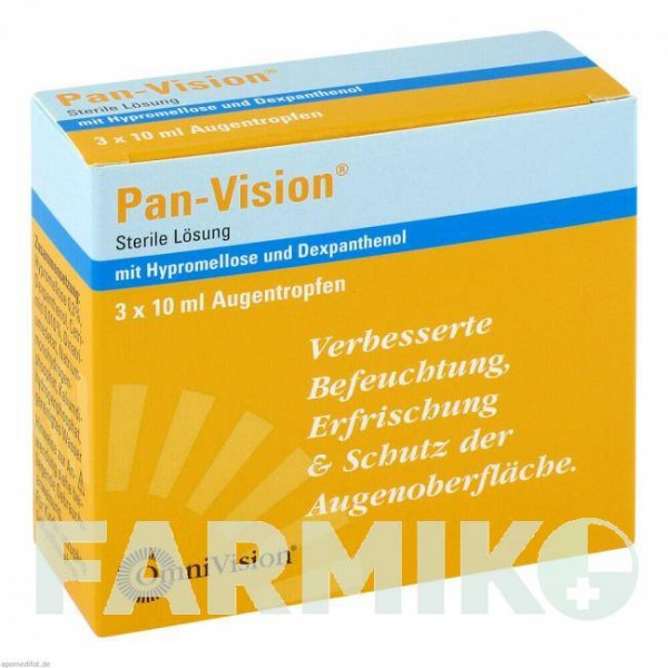 ПАН ВИЗИОН (PAN VISION) капли 3x10 мл - Активные вещества OMNIVISION